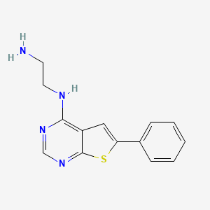 N'-(6-phenylthieno[2,3-d]pyrimidin-4-yl)ethane-1,2-diamine