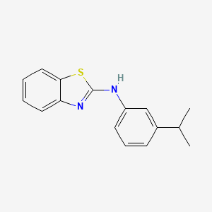 molecular formula C16H16N2S B7482944 N-(3-propan-2-ylphenyl)-1,3-benzothiazol-2-amine 