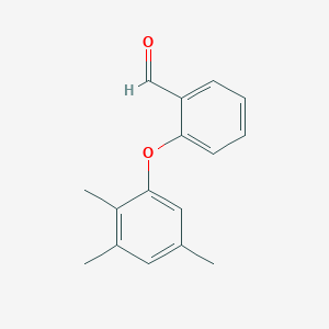 molecular formula C16H16O2 B7482959 2-(2,3,5-Trimethylphenoxy)benzaldehyde 