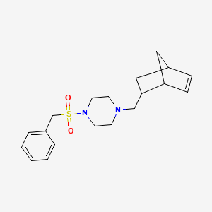 1-(Benzylsulfonyl)-4-(bicyclo[2.2.1]hept-5-en-2-ylmethyl)piperazine