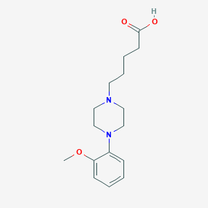 5-[4-(2-Methoxyphenyl)piperazin-1-yl]pentanoic acid