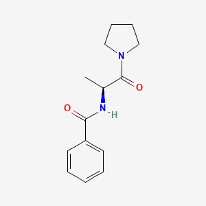 N-[(2S)-1-oxo-1-pyrrolidin-1-ylpropan-2-yl]benzamide