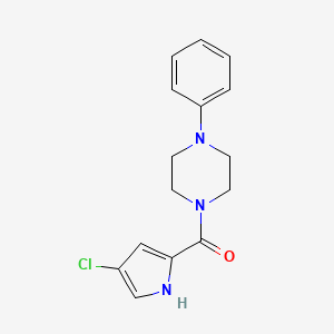 (4-chloro-1H-pyrrol-2-yl)-(4-phenylpiperazin-1-yl)methanone