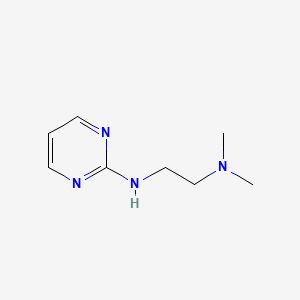 molecular formula C8H14N4 B7483132 N-[2-(Dimethylamino)ethyl]pyrimidin-2-amine 