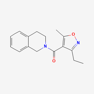 3,4-dihydro-1H-isoquinolin-2-yl-(3-ethyl-5-methyl-1,2-oxazol-4-yl)methanone