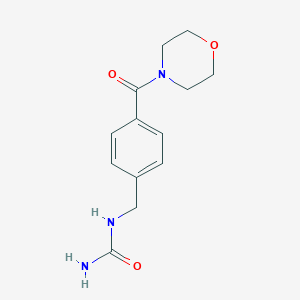 [4-(Morpholine-4-carbonyl)phenyl]methylurea