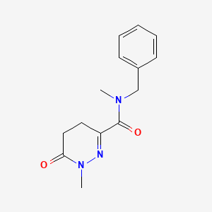 N-benzyl-N,1-dimethyl-6-oxo-4,5-dihydropyridazine-3-carboxamide