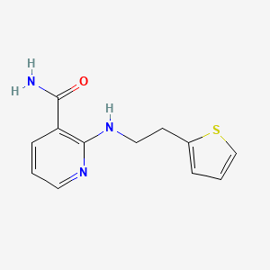 2-(2-Thiophen-2-ylethylamino)pyridine-3-carboxamide