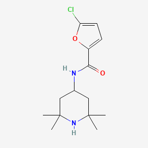 5-chloro-N-(2,2,6,6-tetramethylpiperidin-4-yl)furan-2-carboxamide