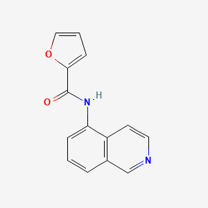 molecular formula C14H10N2O2 B7483373 N-isoquinolin-5-ylfuran-2-carboxamide 