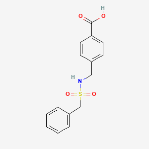 4-[(Benzylsulfonylamino)methyl]benzoic acid