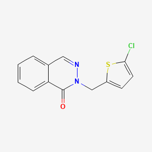 2-[(5-Chlorothiophen-2-yl)methyl]phthalazin-1-one