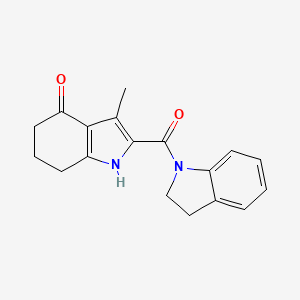 2-(2,3-Dihydroindole-1-carbonyl)-3-methyl-1,5,6,7-tetrahydroindol-4-one