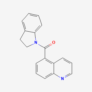 2,3-Dihydroindol-1-yl(quinolin-5-yl)methanone