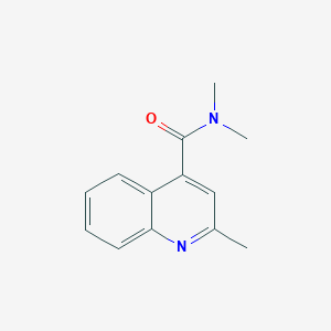 N,N,2-trimethylquinoline-4-carboxamide