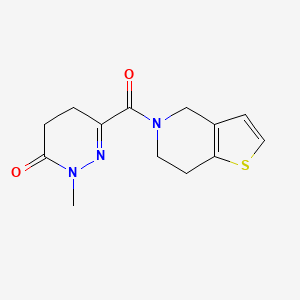 6-(6,7-dihydro-4H-thieno[3,2-c]pyridine-5-carbonyl)-2-methyl-4,5-dihydropyridazin-3-one