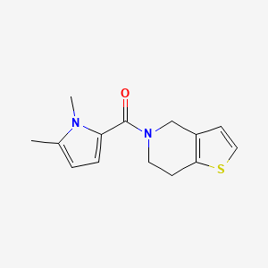 6,7-dihydro-4H-thieno[3,2-c]pyridin-5-yl-(1,5-dimethylpyrrol-2-yl)methanone