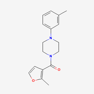 (2-Methylfuran-3-yl)-[4-(3-methylphenyl)piperazin-1-yl]methanone