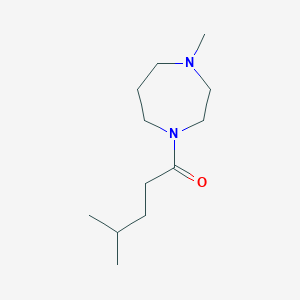 4-Methyl-1-(4-methyl-1,4-diazepan-1-yl)pentan-1-one