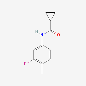 N-(3-fluoro-4-methylphenyl)cyclopropanecarboxamide