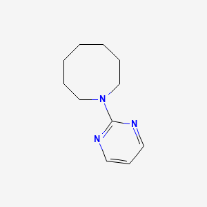 molecular formula C11H17N3 B7483673 1-Pyrimidin-2-ylazocane 