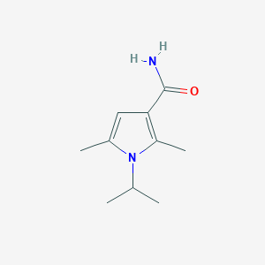 2,5-dimethyl-1-(propan-2-yl)-1H-pyrrole-3-carboxamide