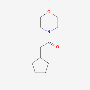 2-Cyclopentyl-1-morpholin-4-ylethanone