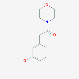 molecular formula C13H17NO3 B7483828 2-(3-Methoxyphenyl)-1-(morpholin-4-yl)ethan-1-one 