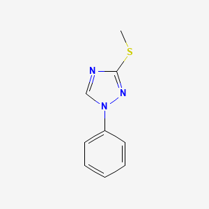 3-Methylsulfanyl-1-phenyl-1,2,4-triazole