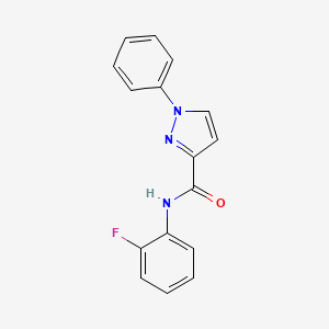 N-(2-fluorophenyl)-1-phenylpyrazole-3-carboxamide