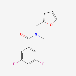 3,5-difluoro-N-(furan-2-ylmethyl)-N-methylbenzamide