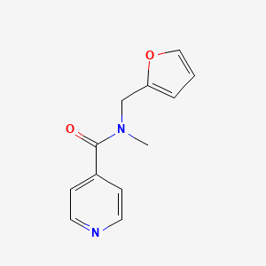 N-(furan-2-ylmethyl)-N-methylpyridine-4-carboxamide