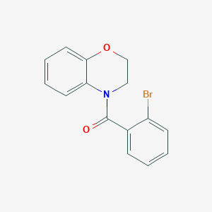 (2-Bromophenyl)-(2,3-dihydro-1,4-benzoxazin-4-yl)methanone