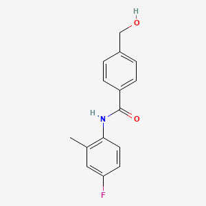 N-(4-fluoro-2-methylphenyl)-4-(hydroxymethyl)benzamide