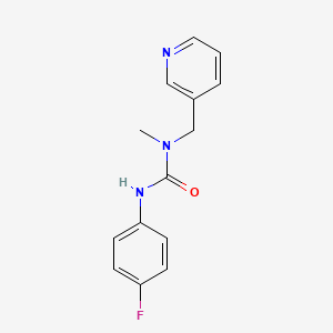 3-(4-Fluorophenyl)-1-methyl-1-(pyridin-3-ylmethyl)urea