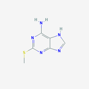 molecular formula C6H7N5S B074841 2-甲硫腺嘌呤 CAS No. 1198-83-0