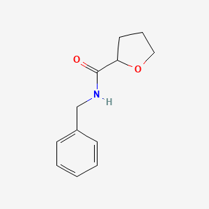 molecular formula C12H15NO2 B7484106 N-benzyloxolane-2-carboxamide 