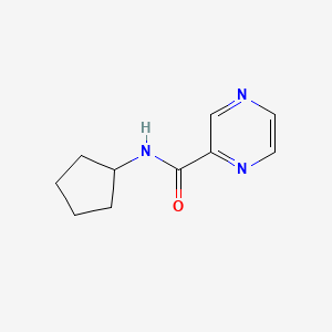 N-cyclopentylpyrazine-2-carboxamide