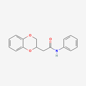 2-(2,3-dihydro-1,4-benzodioxin-3-yl)-N-phenylacetamide