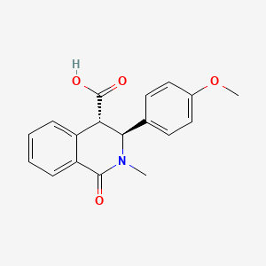 (3S,4S)-3-(4-methoxyphenyl)-2-methyl-1-oxo-3,4-dihydroisoquinoline-4-carboxylic acid