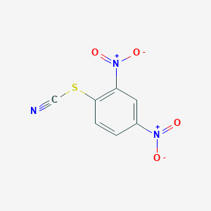 molecular formula C7H3N3O4S B074842 2,4-Dinitrophenyl thiocyanate CAS No. 1594-56-5