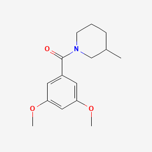 (3,5-Dimethoxyphenyl)-(3-methylpiperidin-1-yl)methanone