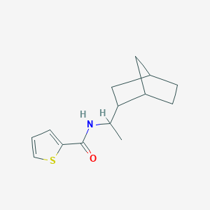 N-(1-{bicyclo[2.2.1]heptan-2-yl}ethyl)thiophene-2-carboxamide