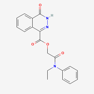 [2-(N-ethylanilino)-2-oxoethyl] 4-oxo-3H-phthalazine-1-carboxylate