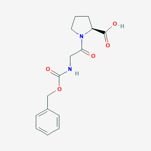 molecular formula C15H18N2O5 B074843 Z-Gly-Pro CAS No. 1160-54-9