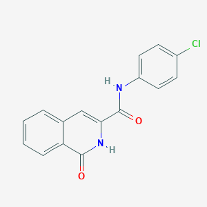 N-(4-chlorophenyl)-1-oxo-2H-isoquinoline-3-carboxamide