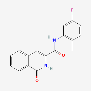 N-(5-fluoro-2-methylphenyl)-1-oxo-2H-isoquinoline-3-carboxamide