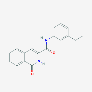 N-(3-ethylphenyl)-1-oxo-2H-isoquinoline-3-carboxamide