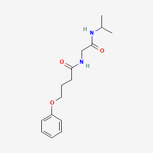 N-[2-oxo-2-(propan-2-ylamino)ethyl]-4-phenoxybutanamide