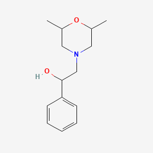 2-(2,6-Dimethylmorpholin-4-yl)-1-phenylethanol